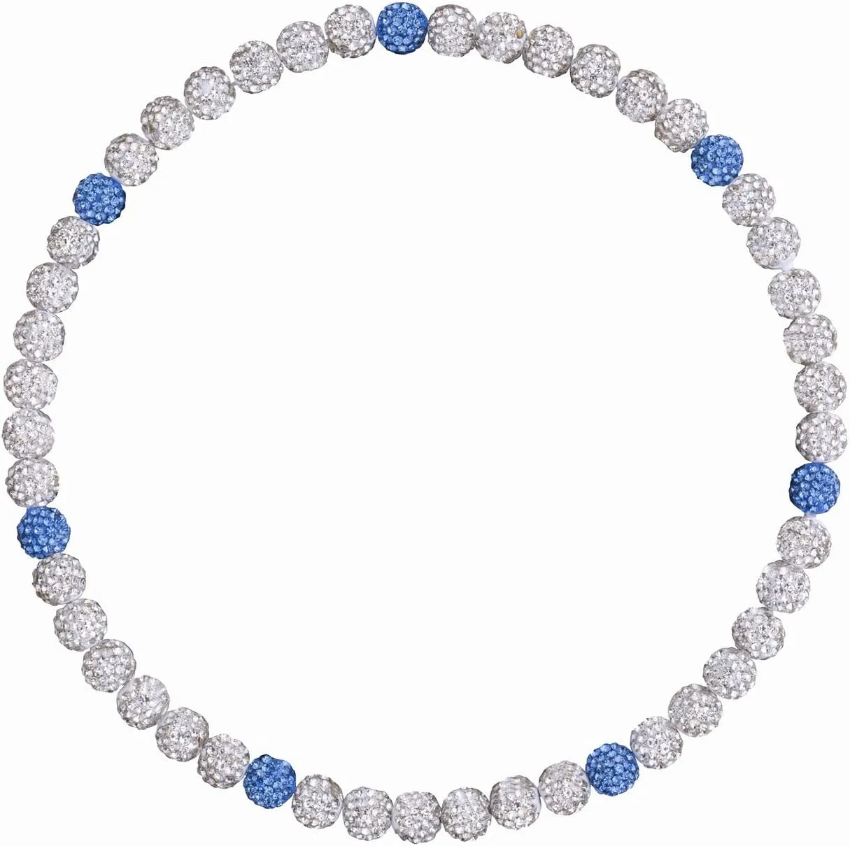 Baseball Necklace Beaded for Men, Bling Ice 16in/18in/20in Shiny Baseball Chain Stuff, Rhinestone Inspired Discoball Baseball Accessories Drip Necklaces Gifts for Player Team Lovers Father