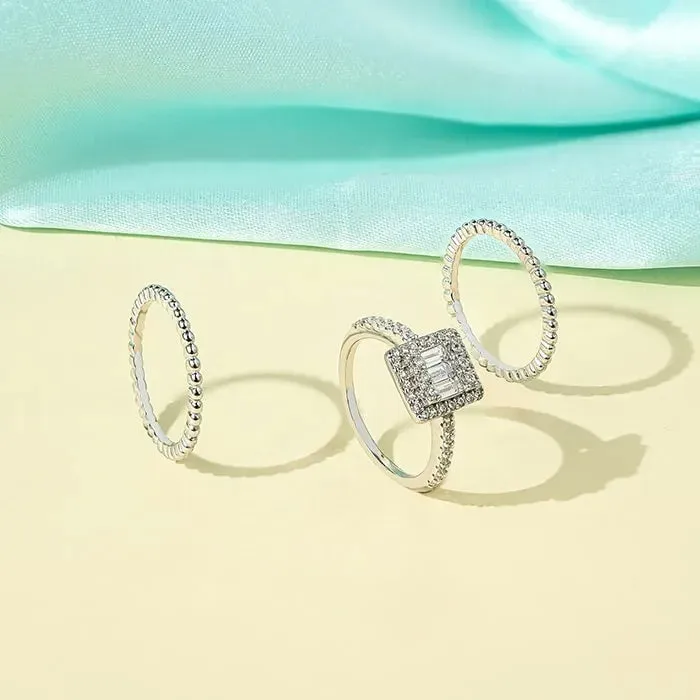 Celestial Radiance Stack Rings