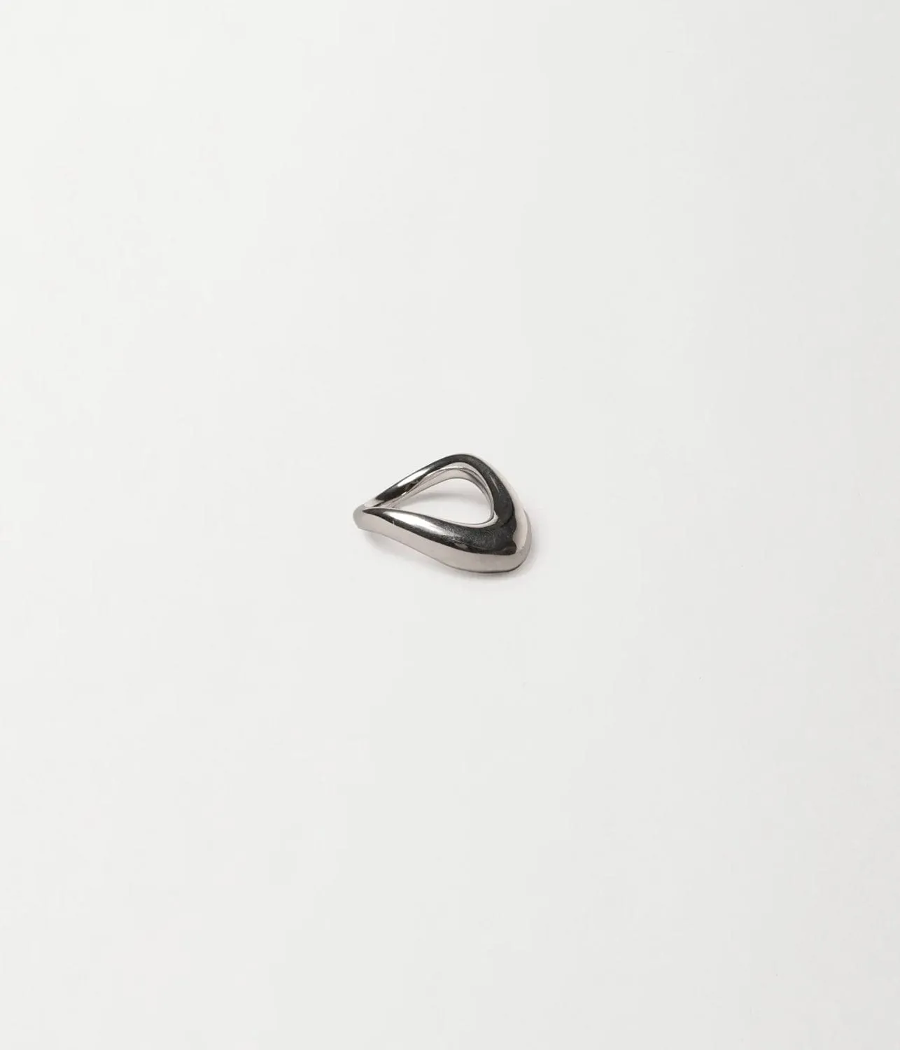 CURVE RING- SILVER