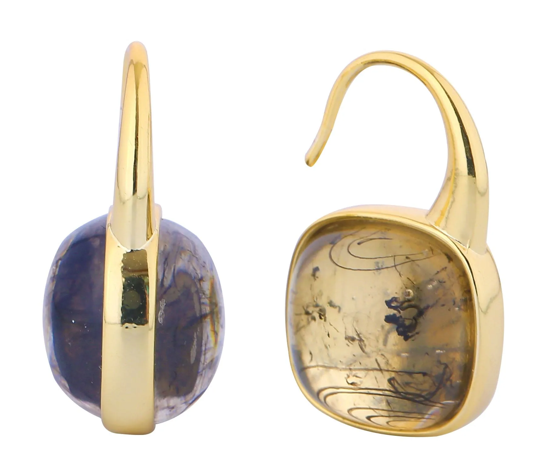 DJE311166 14K Dipped Mystic Stone Drop Earrings