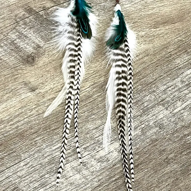 Glacier Feather Earrings