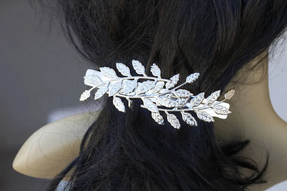 GOLD LEAF BARRETTE