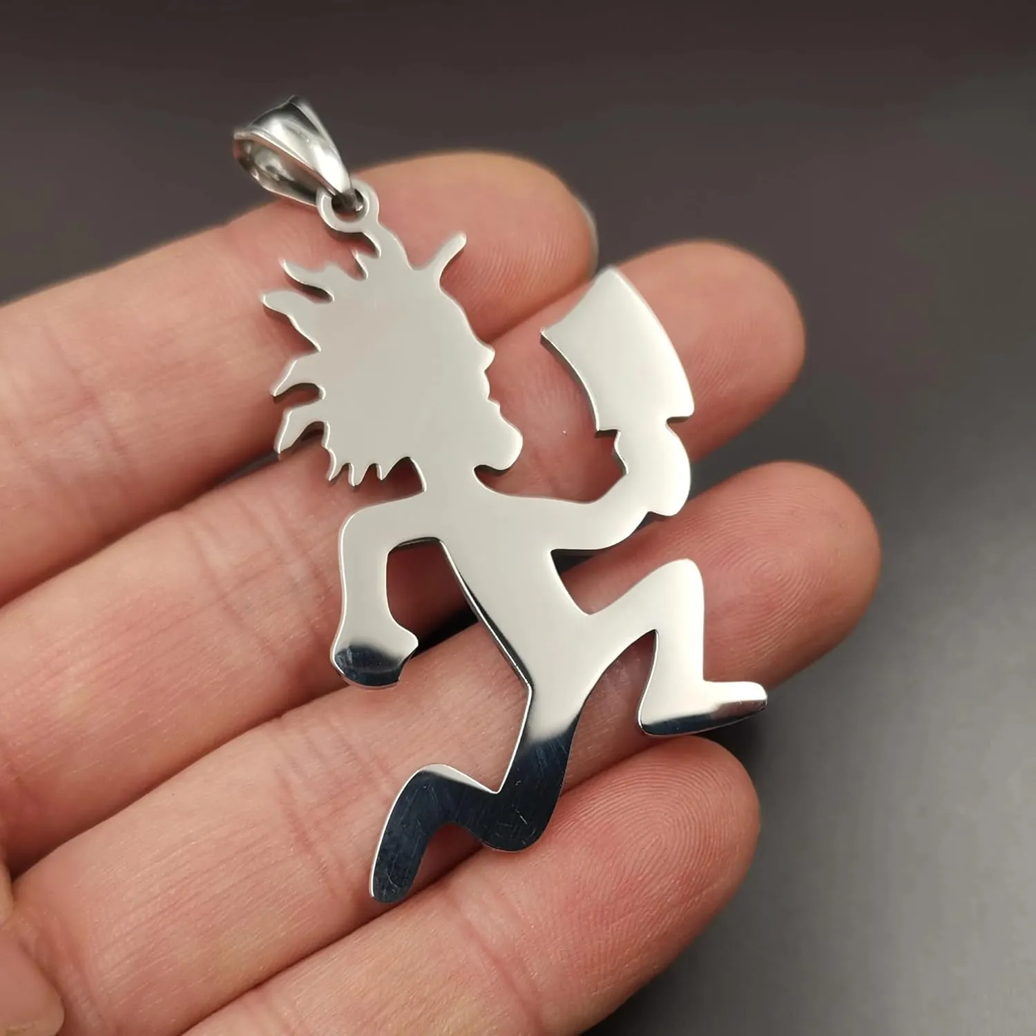 ICP necklace, Juggalo necklace, 925 sterling silver Jugallo Hatchetman Necklace, hatchetman necklace, insane clown necklaces, hatchet man chain,Pendant Charm for men and woman with 24" choose chain