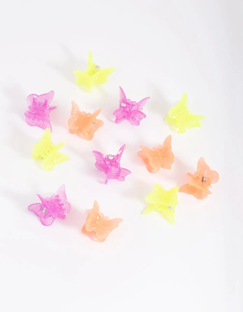 Kids Fluro Butterfly Claw Pouch