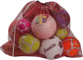 Mesh Equipment Bag - 32 x 36 and 24 x 36 - Adjustable, sliding drawstring cord closure. Perfect mesh bag for parent or coach, making it easy to transport and keeping your sporting gear organized.