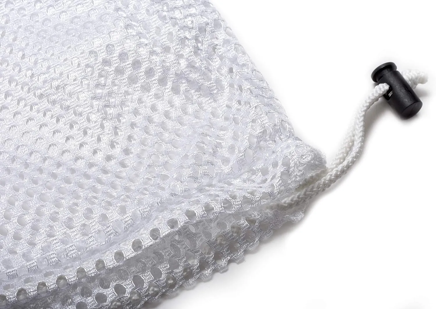 Mesh Equipment Bag - 32 x 36 and 24 x 36 - Adjustable, sliding drawstring cord closure. Perfect mesh bag for parent or coach, making it easy to transport and keeping your sporting gear organized.