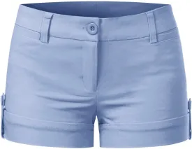 MixMatchy Women's Casual Body Enhancing Comfort Cuffed Shorts with Pockets