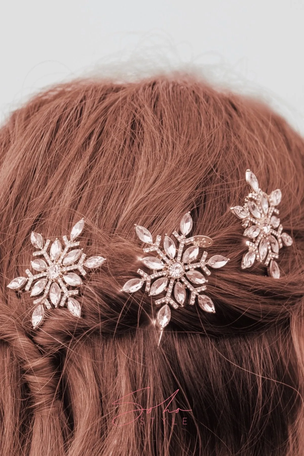 Texas Snowflake Hair barrette