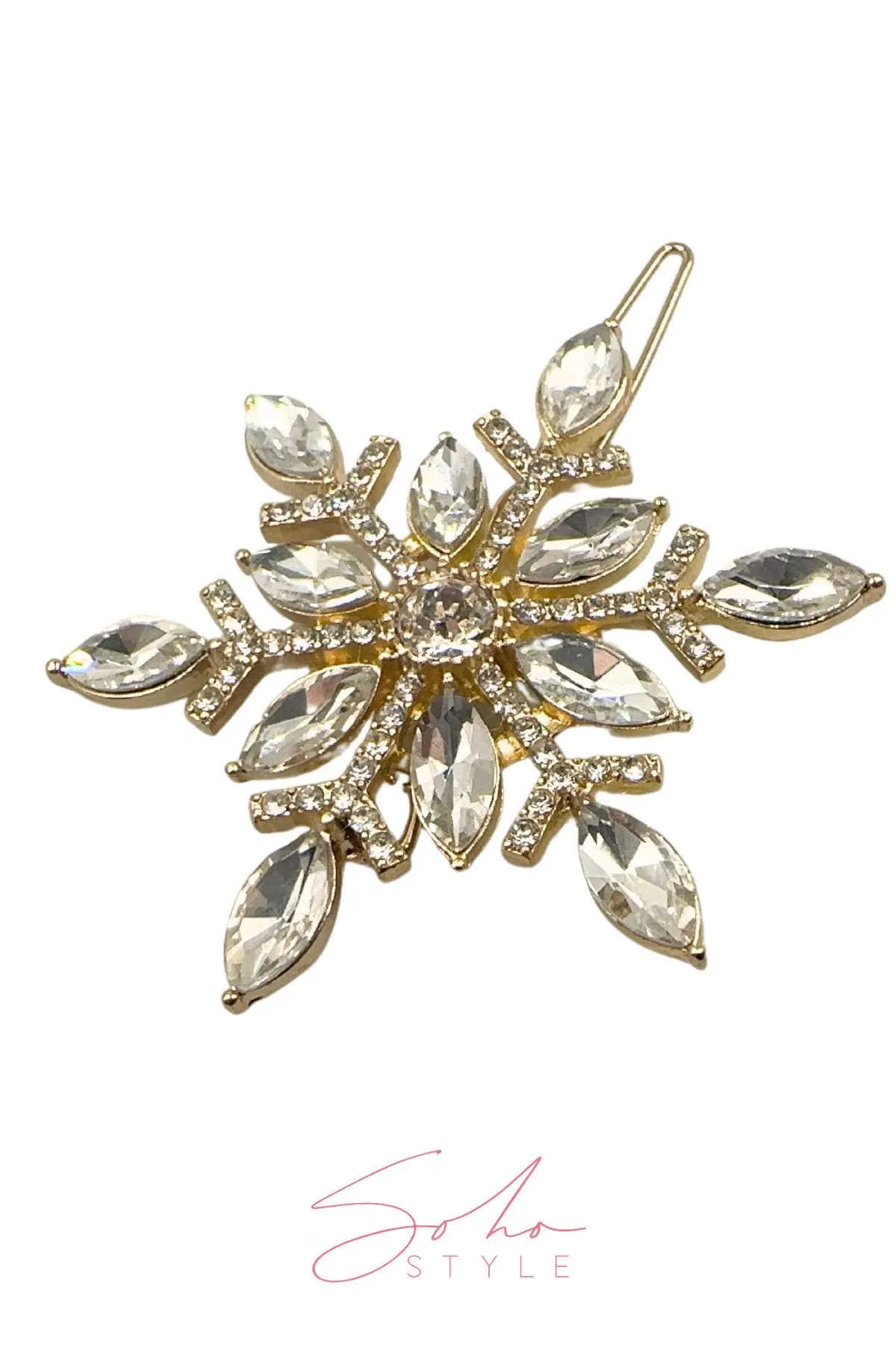 Texas Snowflake Hair barrette