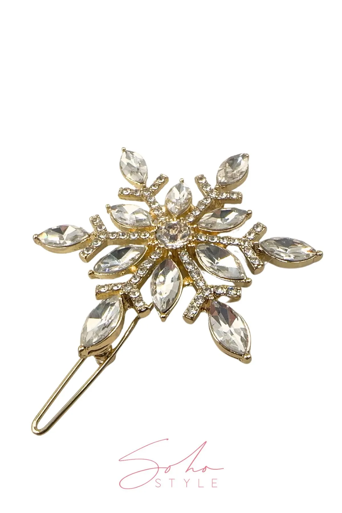 Texas Snowflake Hair barrette