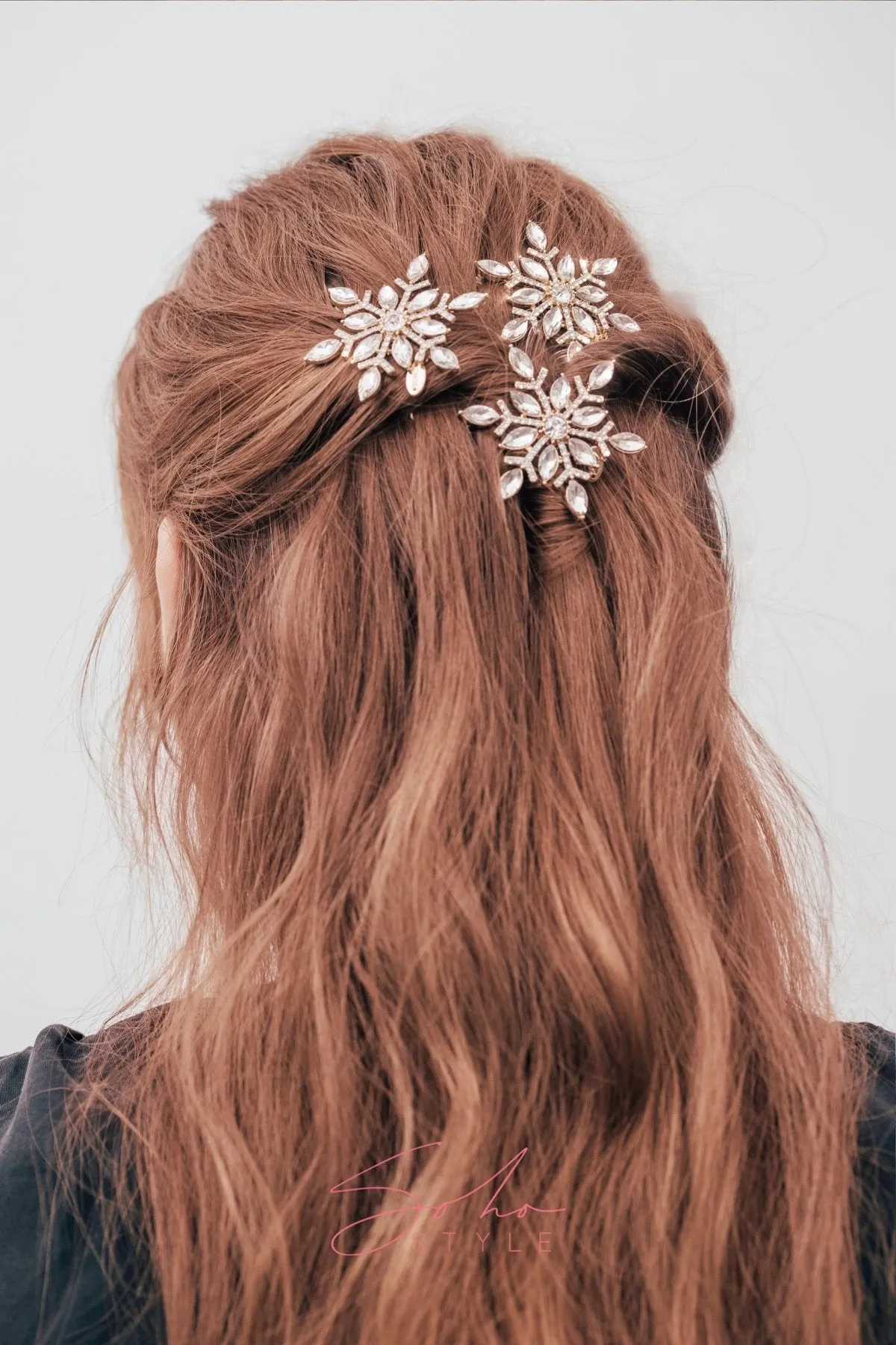 Texas Snowflake Hair barrette