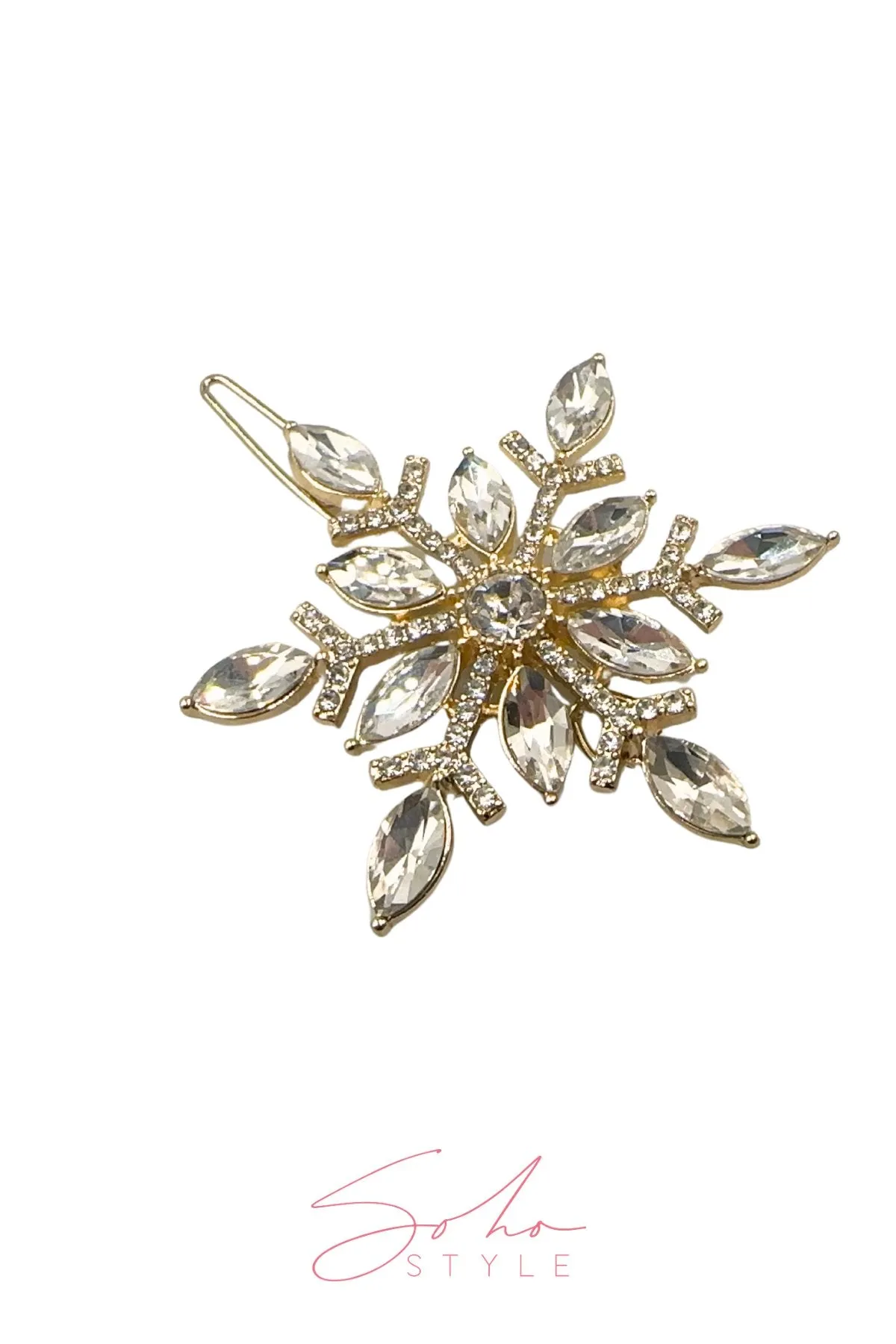 Texas Snowflake Hair barrette