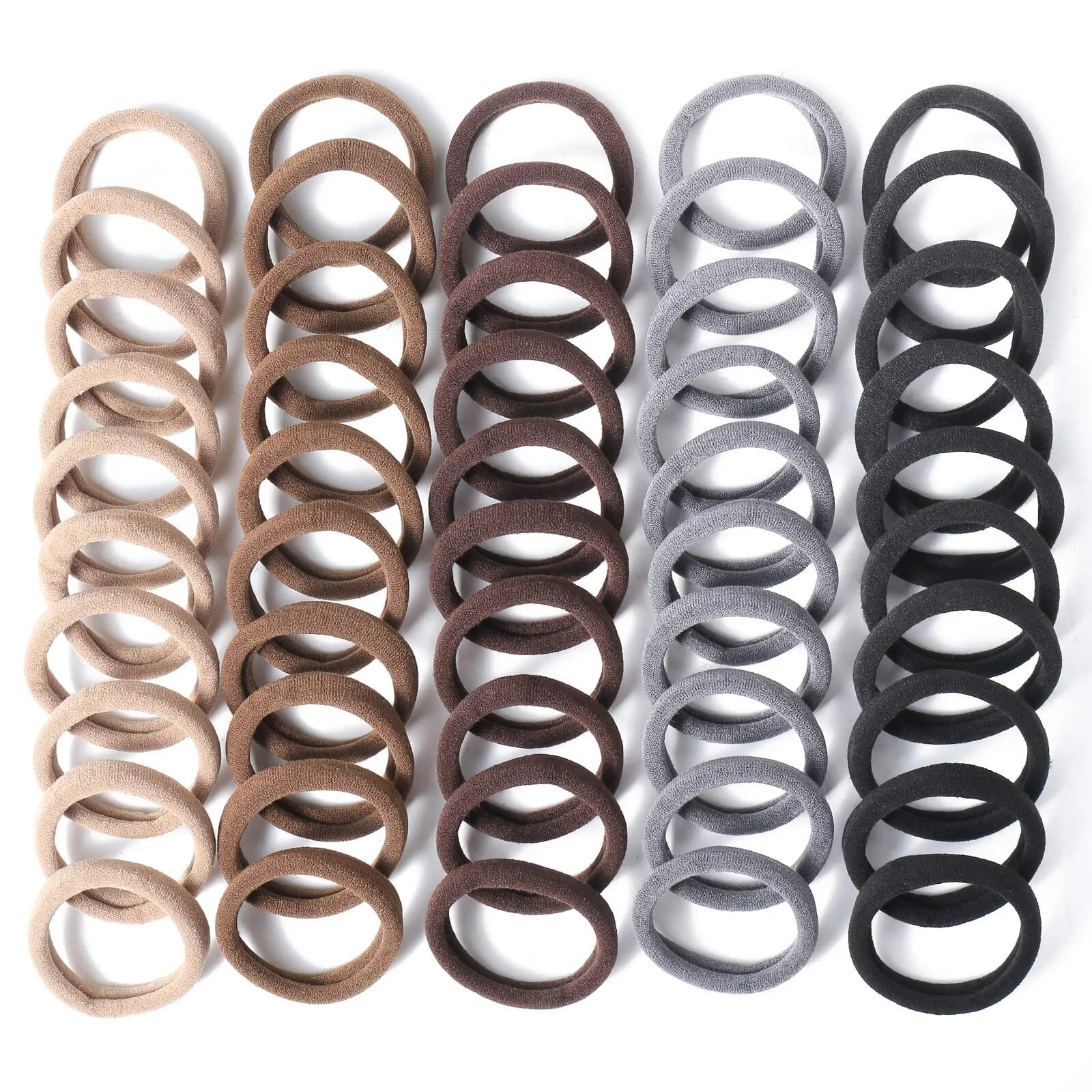 Thick Seamless Hair Ties | 100 pcs