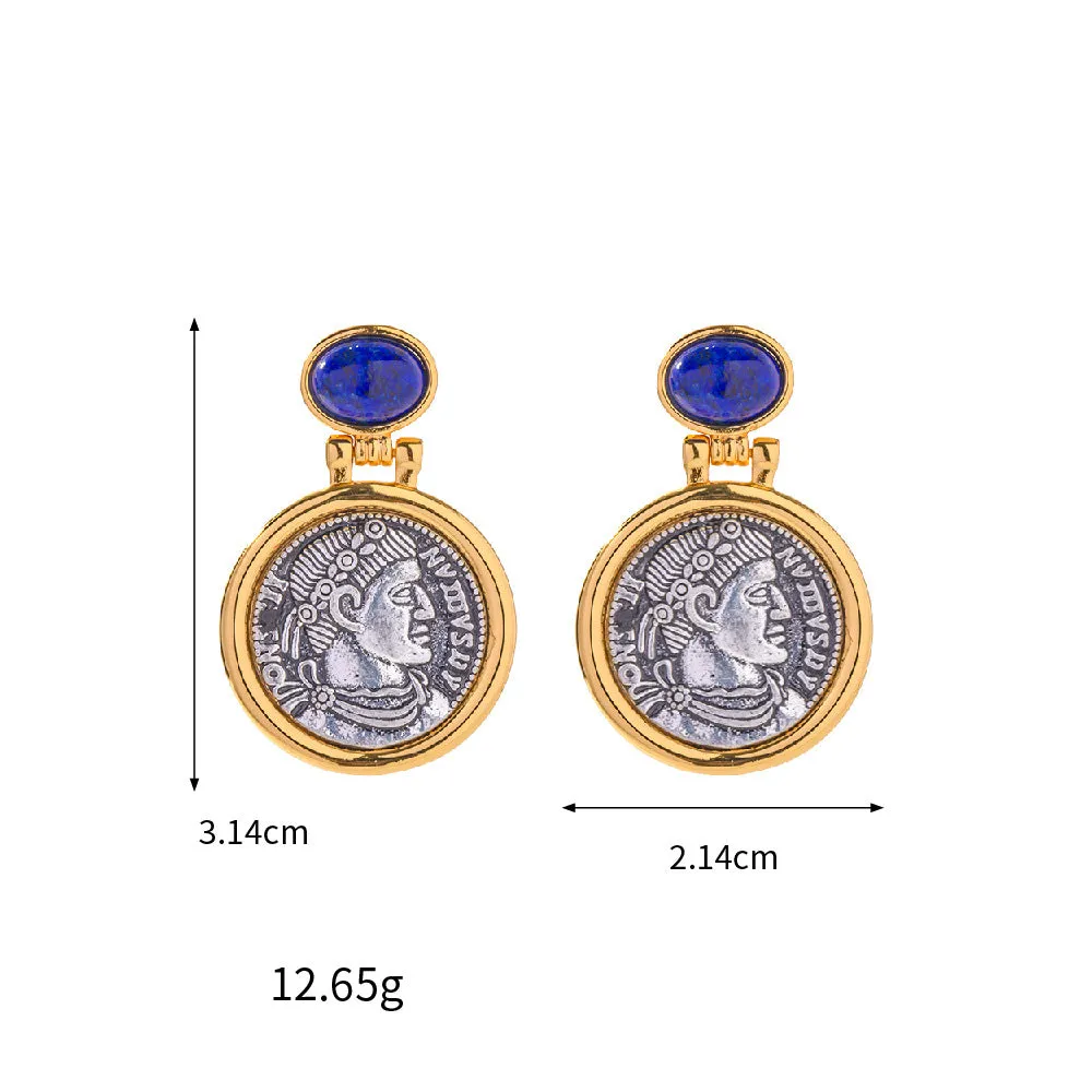 Vintage Necklace with lapis lazuli