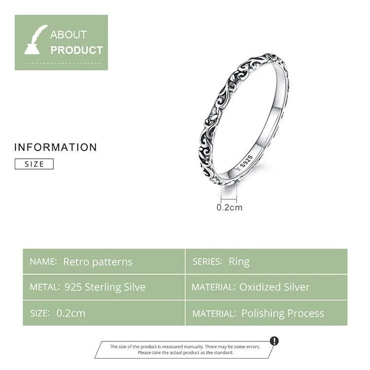 'Vintage Vines' Sterling Silver Ring