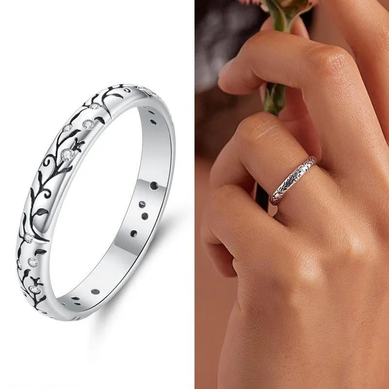 'Vintage Vines' Sterling Silver Ring