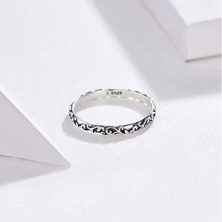'Vintage Vines' Sterling Silver Ring