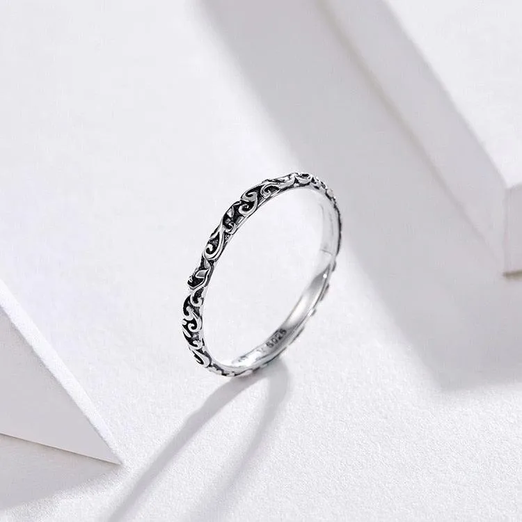 'Vintage Vines' Sterling Silver Ring